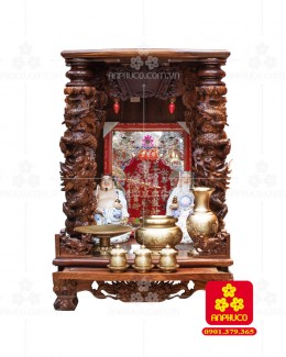 Bàn thờ Thần tài bằng gỗ Cẩm Lai đẹp(Model T.1CL.TOD.6088.002)