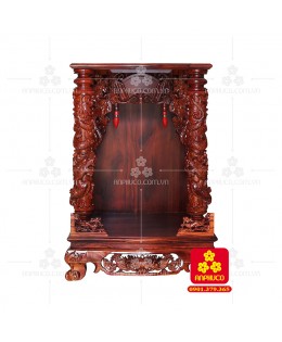 Bàn thờ Thần tài bằng gỗ Cẩm Lai đẹp(Model T.1CL.TOD.60