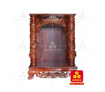 Bàn thờ Thần tài bằng gỗ Cẩm Lai đẹp(Model T.1CL.TOD.6898.011)