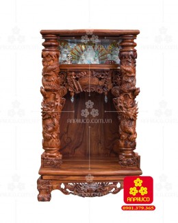 Bàn thờ Thần tài bằng gỗ Cẩm Lai đẹp(Model T.1CL.TOD.6098.001)