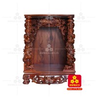 Bàn thờ Thần tài bằng gỗ Cẩm Lai đẹp(Model T.1CL.TOD.81108.001) 