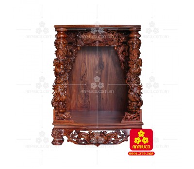Bàn thờ Thần tài bằng gỗ Cẩm Lai đẹp(Model T.1CL.TOD.81108.001)